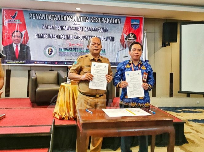 
 Pemkab Manokwari MoU Dengan BPOM  Luncurkan Inovasi Petik Sukun Digital