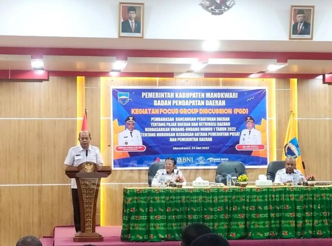 
 Percepat Ranperda Pajak Dan Retribusi Daerah, Pemkab Manokwari Gelar FGD