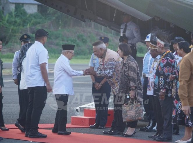 
 Wapres RI KH. Ma’aruf Amin Tiba Di Manokwari Dijadwalkan Buka Konferensi HPI ke-168 PGGP se Tanah Papua