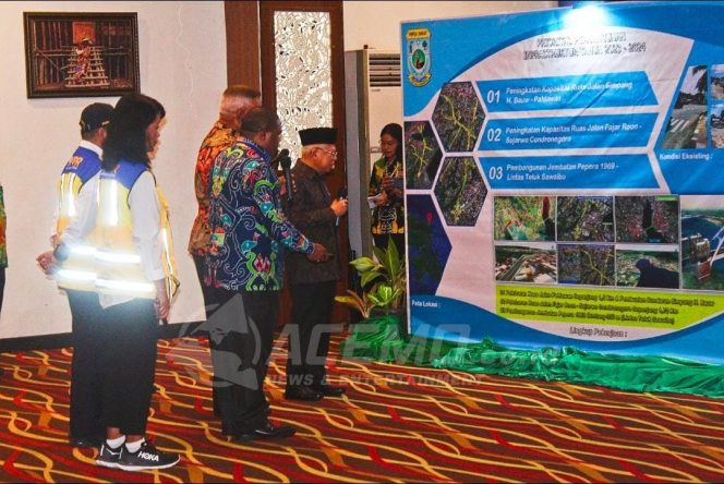 
 Bupati Manokwari Paparkan Sejumlah Proyek Strategis Pembangunan Daerah Kepada Wapres Ma’aruf Amin