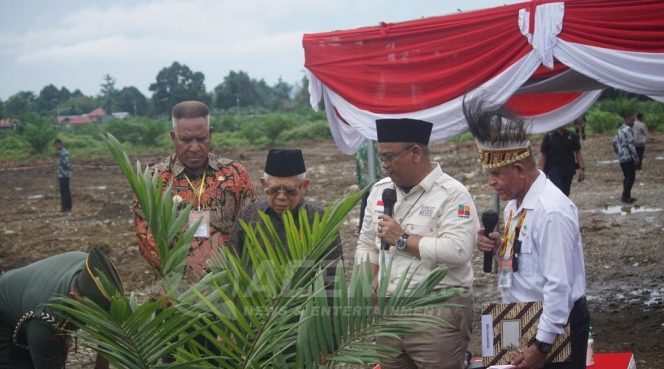 
 Wapres Ma’aruf Amin Awali Peremajaan Sawit Seluas 2.044 Ha di Manokwari