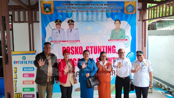 
 Pj. Gubernur dan Ketua PKK Papua Barat Resmikan Rumah Sehat Atasi Stunting di Wondama
