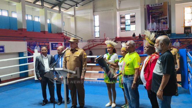 
 Baransano Boxing Day, Pj. Gubernur Waterpauw : Kembalikan Marwah Tanah Papua Sebagai Gudang Olahraga di Indonesia