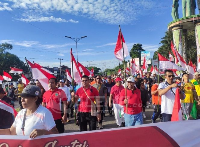 
 Semarakkan HUT RI, Pemkab Manokwari Gelar Jalan Santai dan Donor Darah