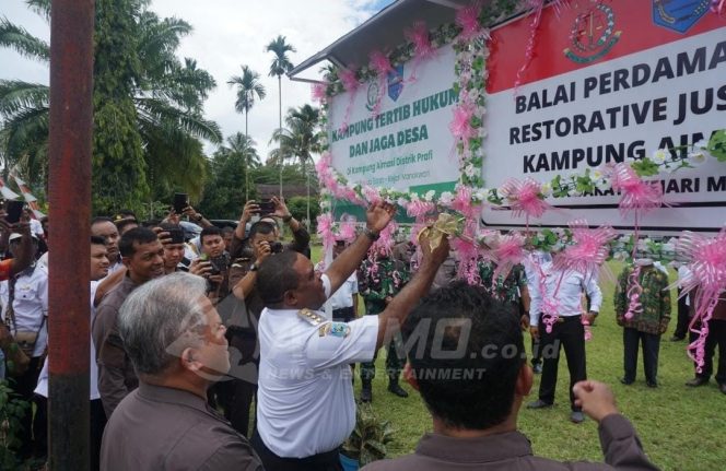
 Balai Perdamaian Restoratif Justice Kini Ada di Manokwari Distik Aimasi