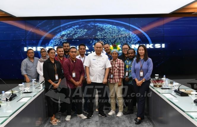 
 Menkominfo RI Terima Kunjungan Jurnalis Papua Barat