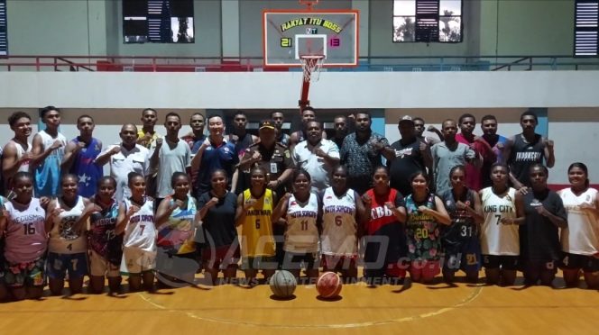 
 Tim Basket Papua Barat Mantabkan Latihan Akhir Menuju Pra PON 2023 Di Bali