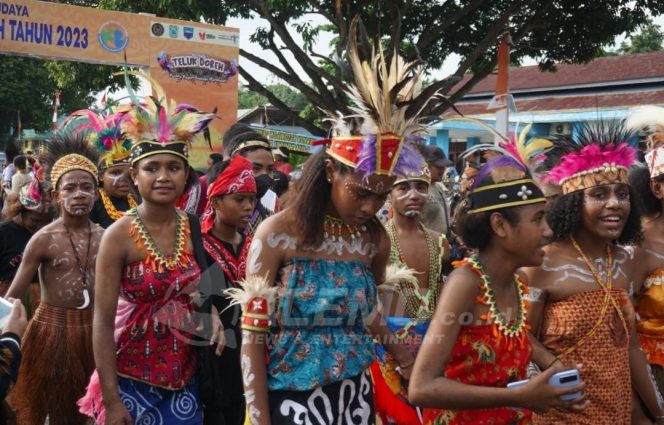 
 Carnaval Budaya HUT Manokwari Ke-125, Tiap OPD Gandeng Suku Nusantara