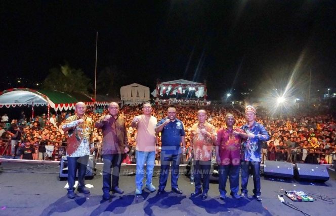 
 Dipadati Ribuan Masyarakat, Pesta Rakyat Tutup Rangkaian HUT Manokwari Ke-125