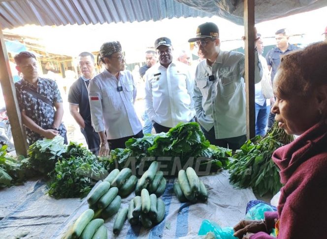
 Wakil Menteri Pertanian RI, Blusukan Di Pasar Wosi Manokwari