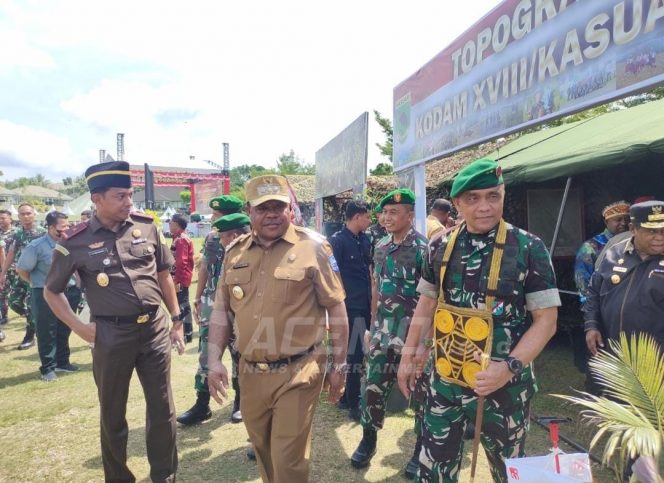 
 Hadiri HUT Kodam XVIII Kasuari ke-7, Ini Pesan Bupati Manokwari