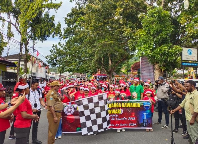 
 Sambut Natal, Bupati Apresiasi Pawai Denominasi Gereja Yang Diinisiasi BKAG Manokwari