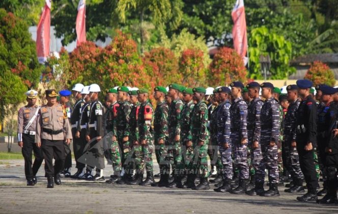 
 Polda Papua Barat Turunkan 1.087 Personil Gabungan Amankan Nataru