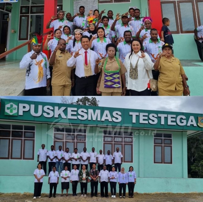 
 Puskesmas Testega Kab. Pegaf Jalani Penilaian Akreditasi