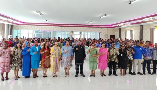 
 Gelar Pisah Sambut, Bupati Hermus Ingatkan TP-PKK Terus Tingkatkan Program Kerja