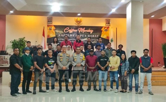 
 Sinergitas dengan Insan Pers, Kapolda Papua Barat Ingat Peran Pers Dalam Pemilu 2024