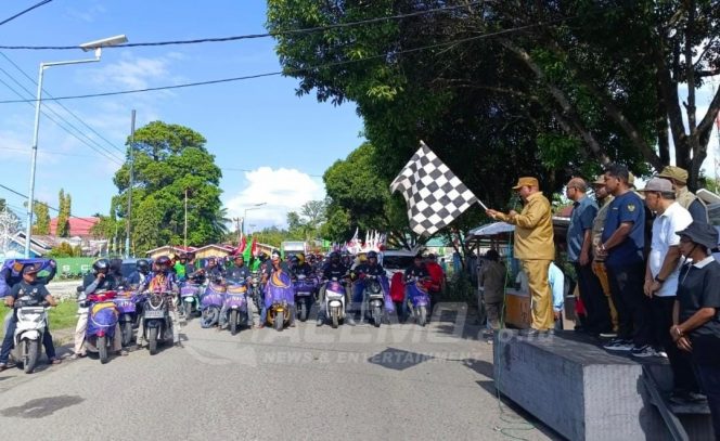
 Wujudkan Pemilu Damai, Pemkab Manokwari Gelar Pawai Bersama Partai Politik
