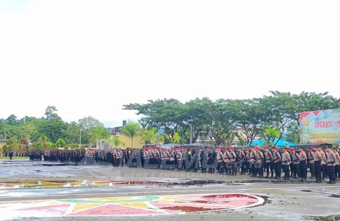 
 Sebanyak 222 Personil Polda Amankan Pemilu di Papua Barat dan Papua Barat Daya 