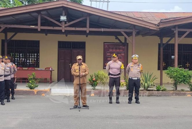 
 Pastikan Berjalan Aman, Bupati Manokwari Beri Pesan Kepada Personil Pengamanan Pemilu