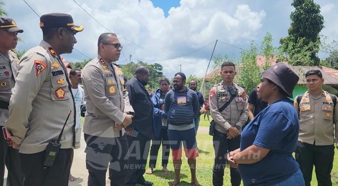 
 Pasca Pemilu, Kapolda Papua Barat Kunjungi Distrik Kebar Pantau Pleno PPD
