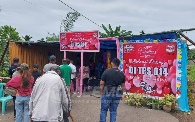 
 Unik dan Menarik, TPS 014 Sarina dan TPS 009 Padarni Bernuansa Valentine Day’s