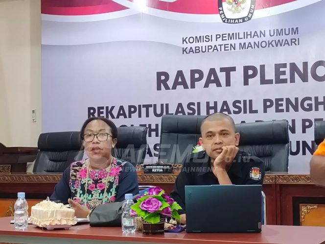 
 KPU Manokwari Umumkan Tahapan Pilkada Serentak 2024, Calon Independen Harus Penuhi 13.813 Suara