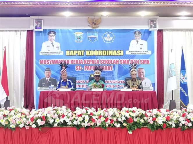 
 Buka Rakor MKKS, Pj. Gubernur ABT Harap Mampu Tingkatkan Mutu Pendidikan Di Papua Barat