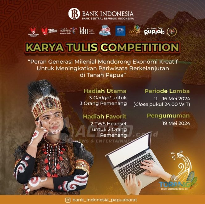 
 Gandeng PWI dan Akademisi Sebagai Juri, BI Papua Barat Gelar Lomba Jurnalistik