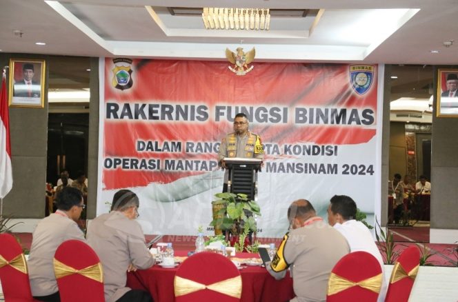 
 Buka Rakernis Fungsi Binmas T.A. 2024, Kapolda Ingatkan Komitmen Sukseskan Pilkada
