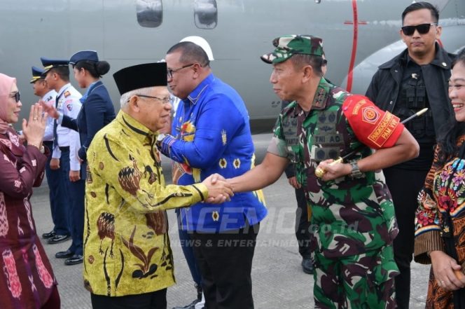 
 Pangdam XVIII/Kasuari Sambut Wapres RI di Bandara DEO Sorong
