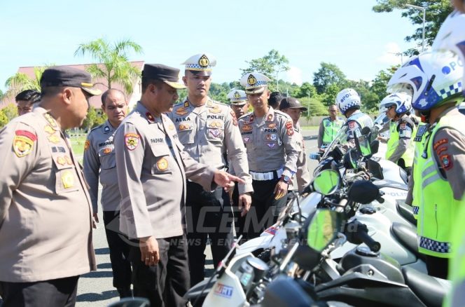 
 Jelang Pilkada Serentak, Wakapolda Papua Barat Cek Kendaraan Dinas, Alsus, dan Almatsus 