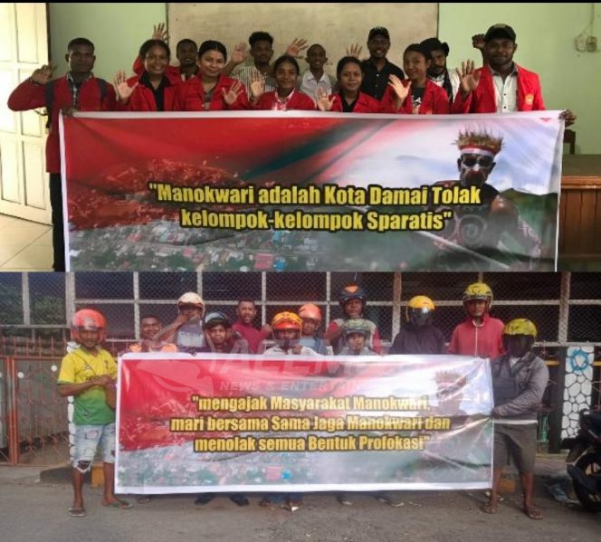 
 Sejumlah Ormas dan Mahasiswa Di Manokwari Tolak Keras Kehadiran Organisasi Separatis