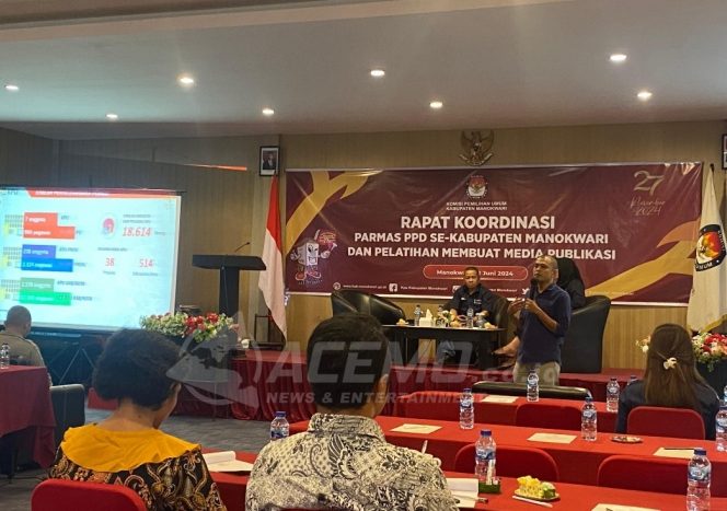 
 KPU Manokwari Gelar Rakornis Parmas dan Latih PPD Buat Konten Edukasi Tahapan Pilkada