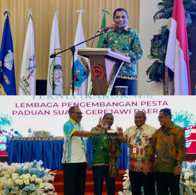 
 Kakanwil Kemenag Papua Barat dan Ketua I LPPD Papua Barat Buka Rakornis LPPD tahun 2024