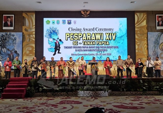 
 Berlangsung Sepekan, Pesparawi XIV Se-Tanah Papua Tingkat  PB dan PBD Resmi Ditutup