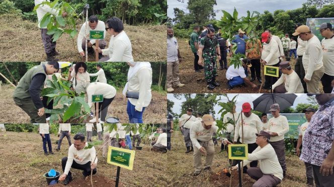 
 Peduli Kelestarian Alam, Jelang HBA dan HUT IAD, Kejaksaan Tinggi PB Tanam 200 Pohon