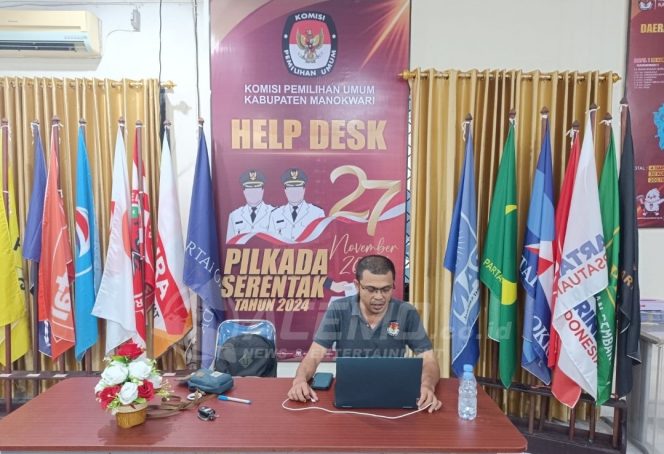 
 Sebulan Jelang Pendaftaran Calon Kepala Daerah, KPU Manokwari Buka Helpdesk