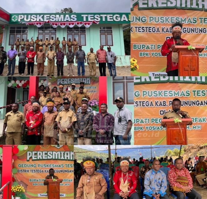 
 Puskesmas Testega Diresmikan, Pelayanan Kesehatan Diharapkan Semakin Meningkat