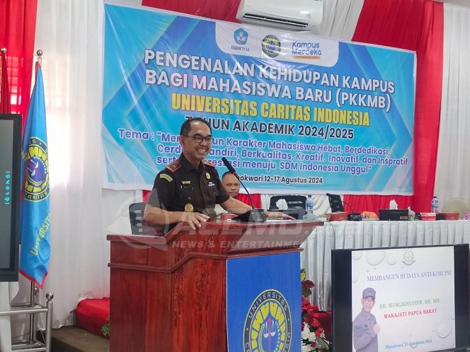 
 Wakajati Papua Barat Beri Kuliah Umum Budaya Anti Korupsi Kepada Mahasiswa UNCRI