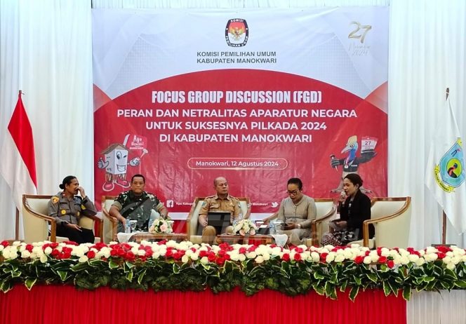 
 KPU Manokwari Gelar FGD Bersama ASN Ingatkan Netralitas Jelang Pilkada
