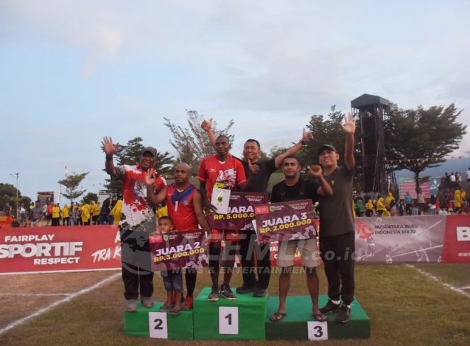 
 Tim Putra Ibvarma Juarai Lomba Voli HUT RI Ke-79 Yang Digelar Kodam XVIII Kasuari