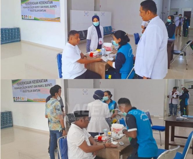 
 Paslon YO-JOIN Jalani Pemeriksaan Kesehatan Di RSUD Teluk Bintuni