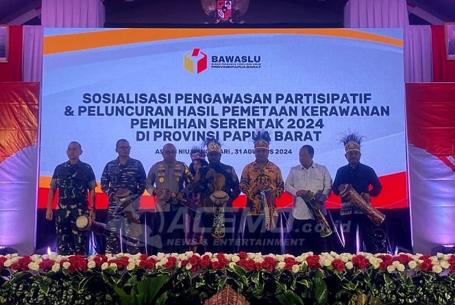 
 Bawaslu Papua Barat Luncurkan Hasil Pemetaan Kerawanan Pilkada Serentak 2024