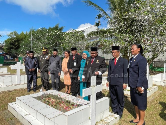 
 Kapolda Papua Barat Pimpin Ziarah Nasional Peringatan HUT Ke-79 Kemerdekaan RI