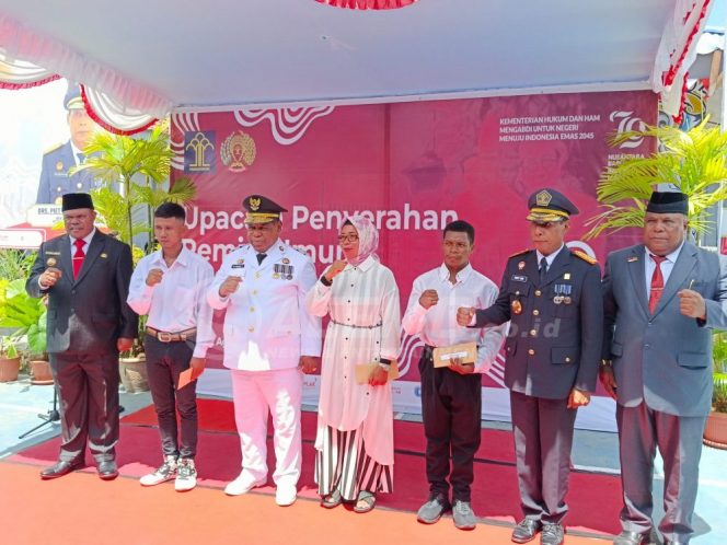
 Sebanyak 905 Narapidana di Papua Barat Terima Remisi HUT RI Ke-79