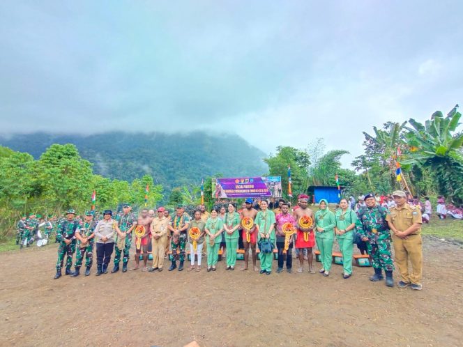 
 Pangdam XVIII/Kasuari Tutup TMMD di Kampung Kwau Manokwari