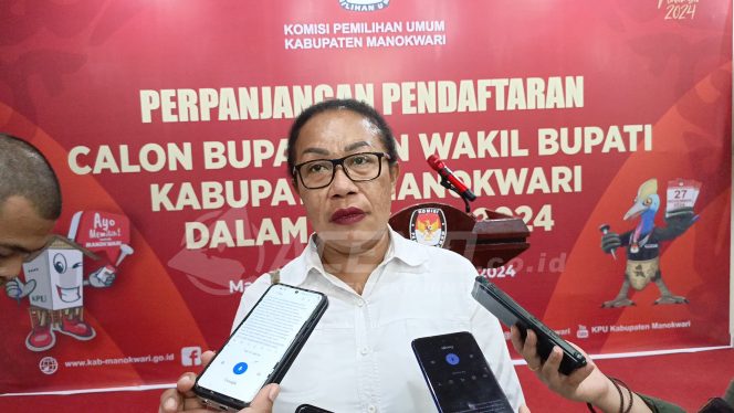 
 Hari Pertama Perpanjang Waktu Pendaftaran, KPU Manokwari Masih Sepi