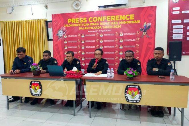 
 KPU Tetapkan Dua Paslon Pilkada Manokwari