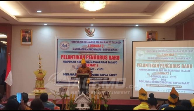 
 Bupati Hermus Lantik Pengurus HIKMAT Manokwari Periode 2023-2029