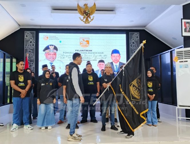 
 Resmi Dilantik, Gilang Pinandito Pimpin Pemuda Ikaswara Manokwari